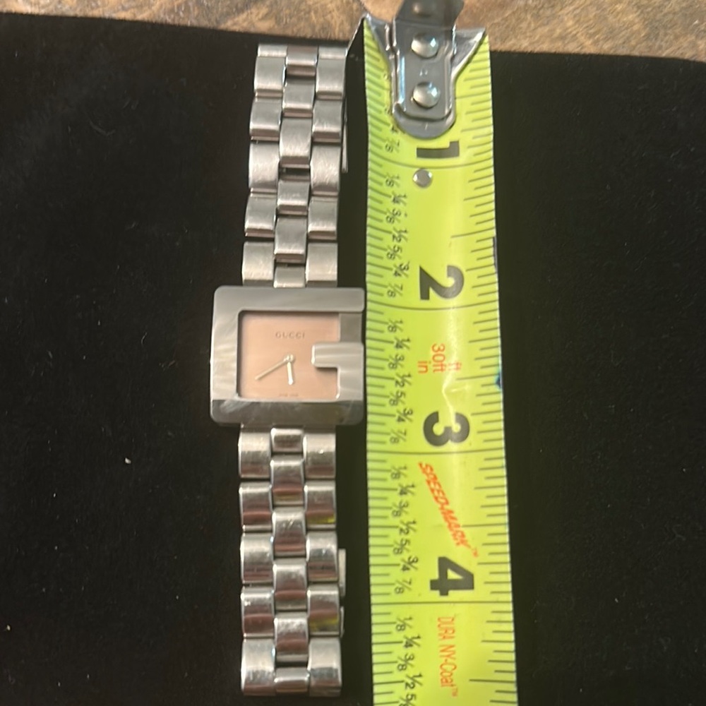 GUCCI G watch  3600J Pink Dial  26MM Stainless Steel Quartz Analog display - Picture 7 of 10